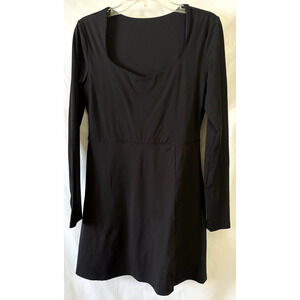 Wenlia Black Tennis Golf Outfits Dress Long Sleeves Women Size L